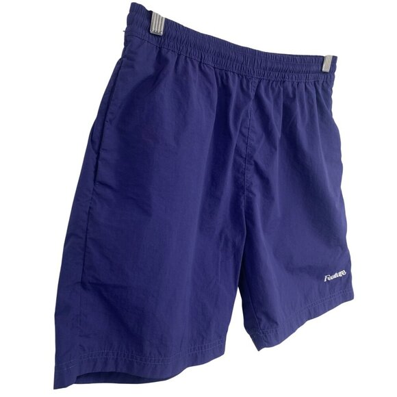 Feature Men Navy Blue Short Size Medium Training Athletic Athleisure Pocket EUC - Picture 6 of 9